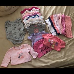 0-3 month baby clothes bundle